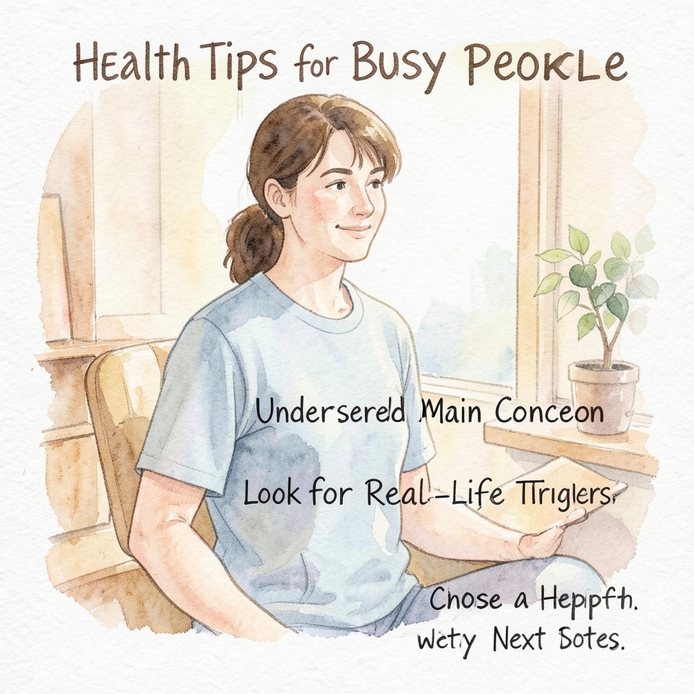 How to Handle Health tips for busy people Step by Step