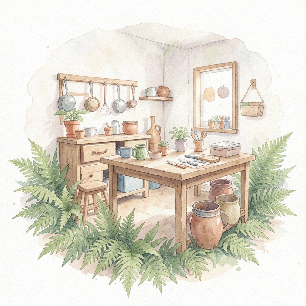 Add Palm Fronds and Details