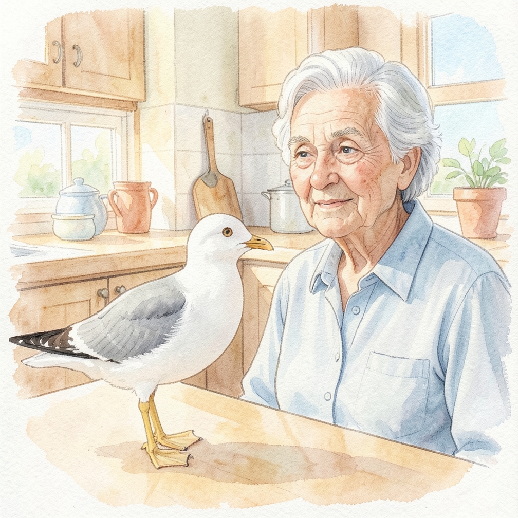 Make eye contact with a gull if it walks towards you while you’re eating.