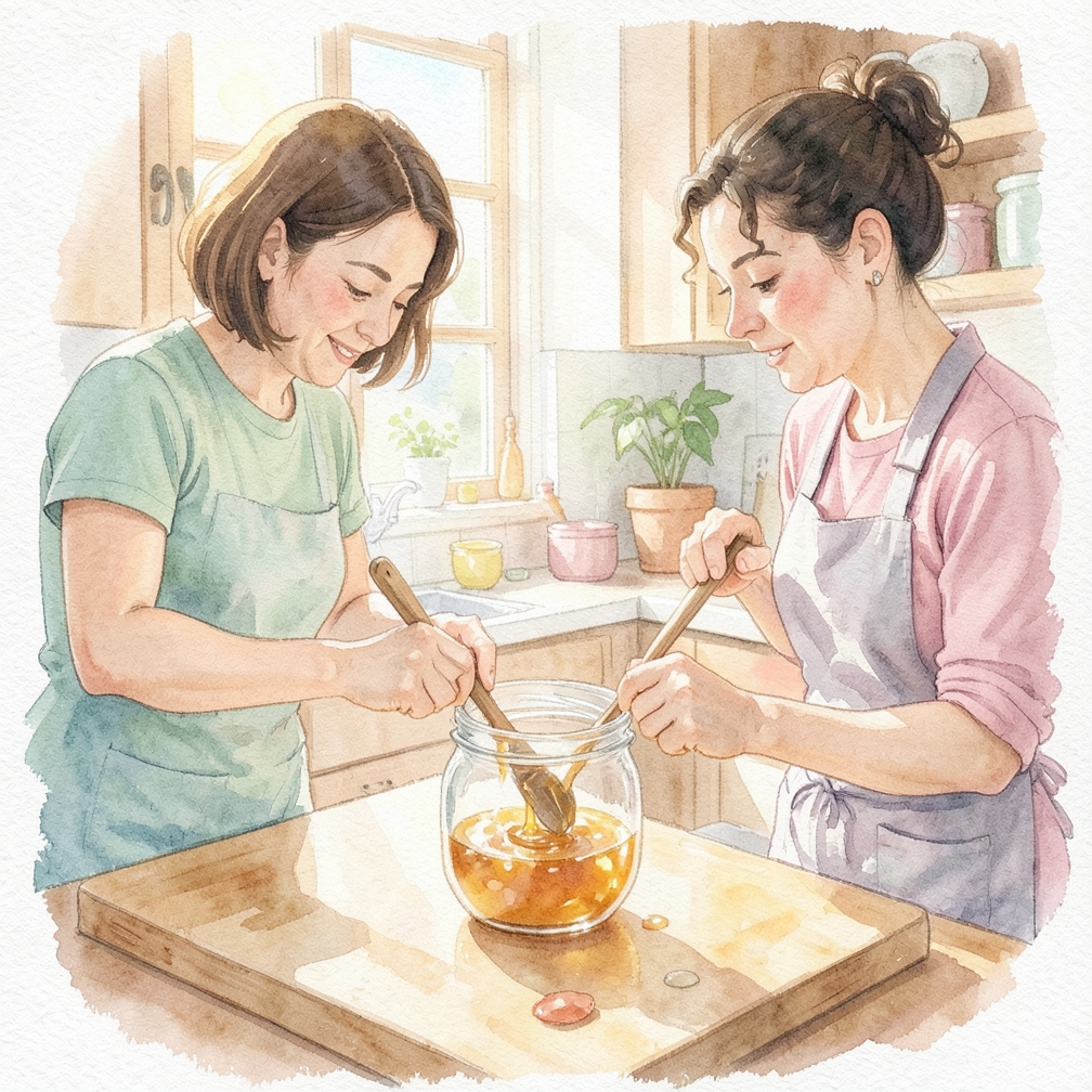 Stir Gently and Store Properly