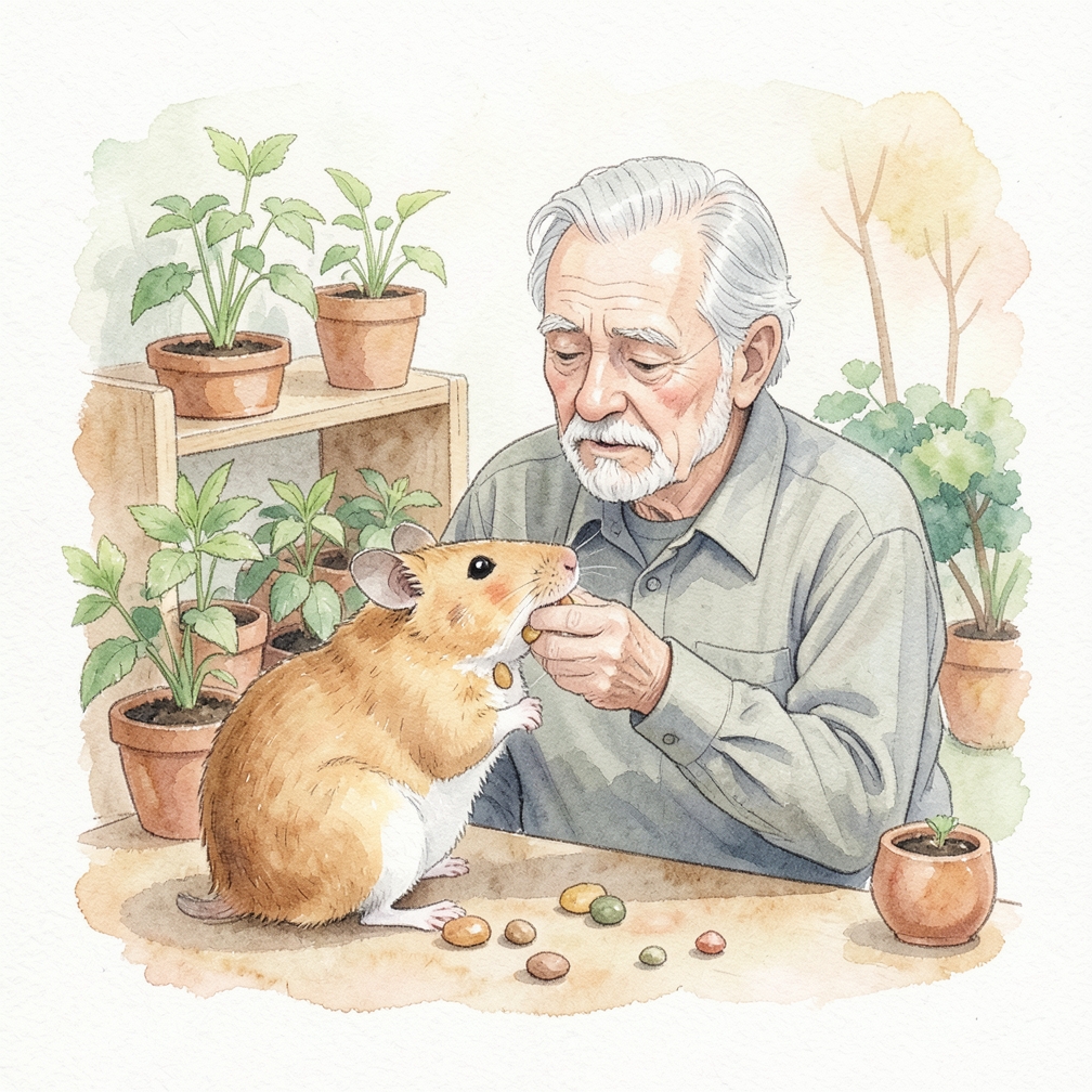 Give your hamster treats.
