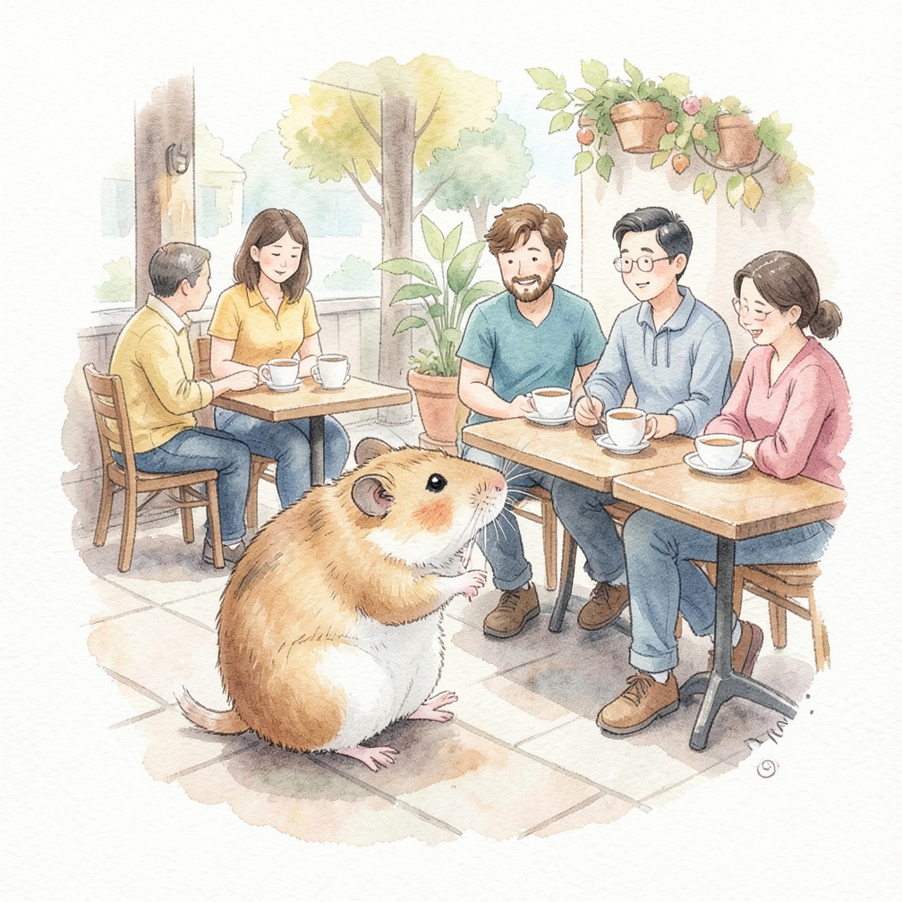 Handle biting hamsters.