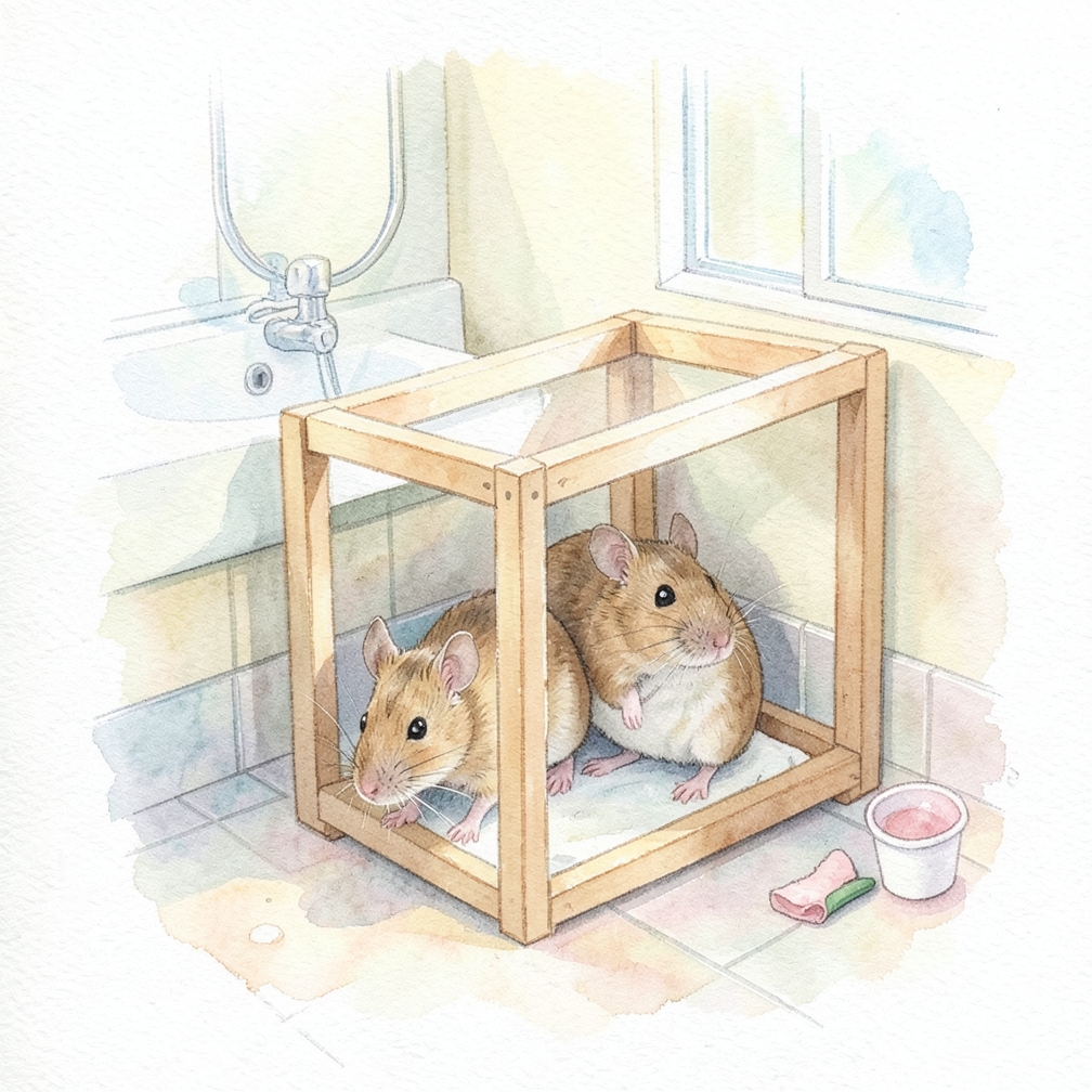 Restrict the rat's movement so it doesn't hurt itself.