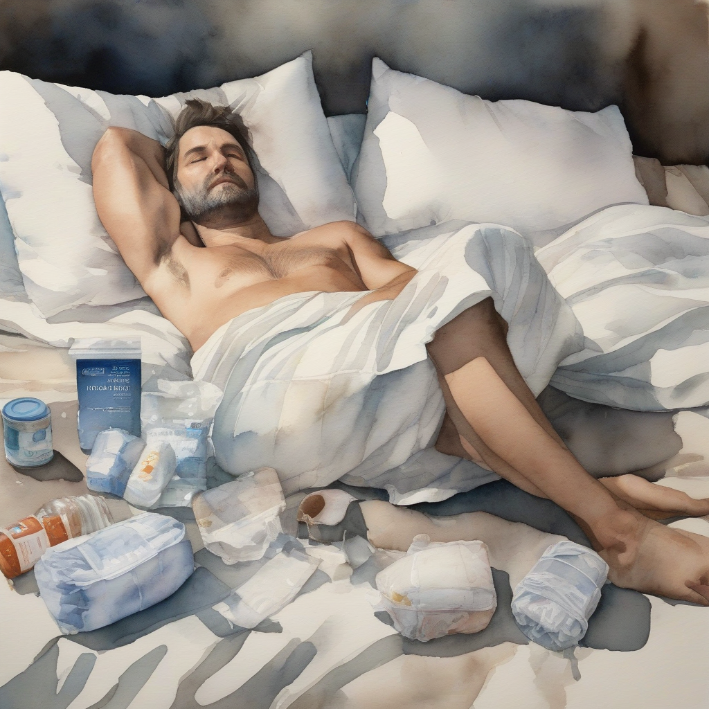 How to Change an Adult Disposable Diaper While Lying Down