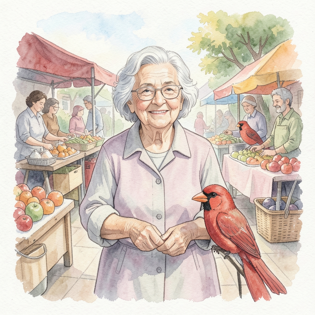 When you see a cardinal, have faith in the Lord.