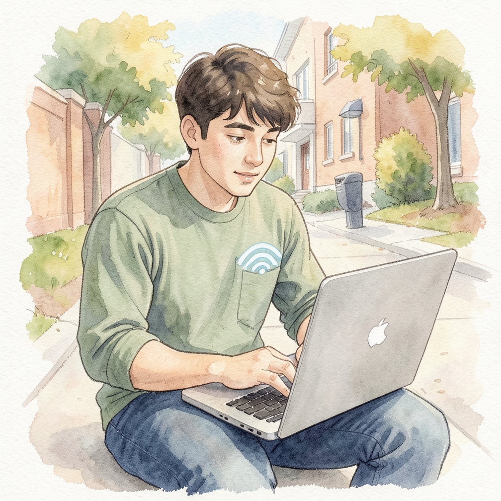 Using a Laptop's WiFi Connection