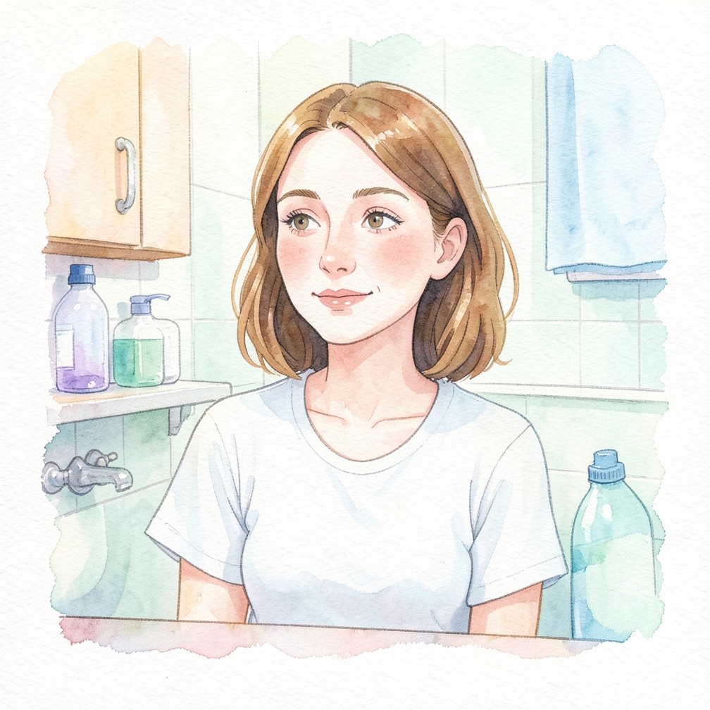 Use an antihistamine mouthwash if your tongue is itchy.