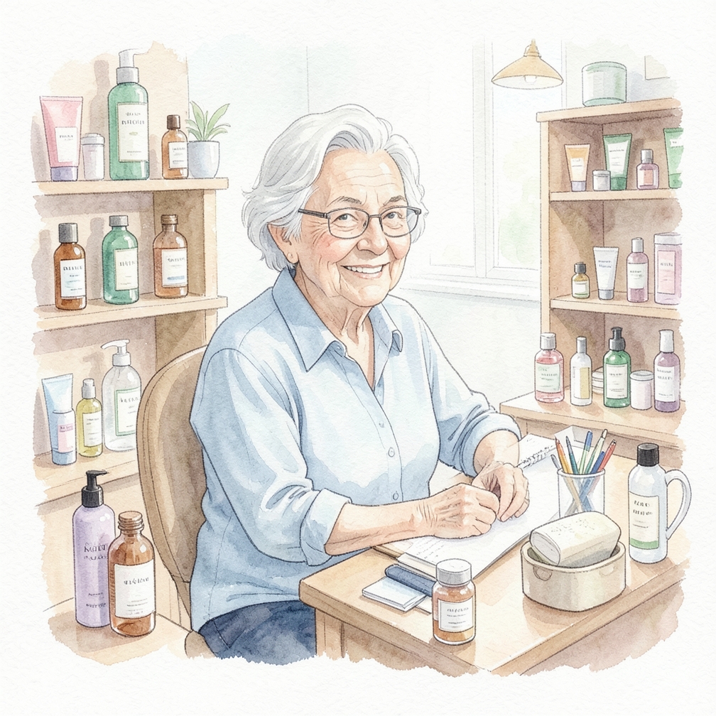 Apply an anti-aging gel, cream, or serum every day.