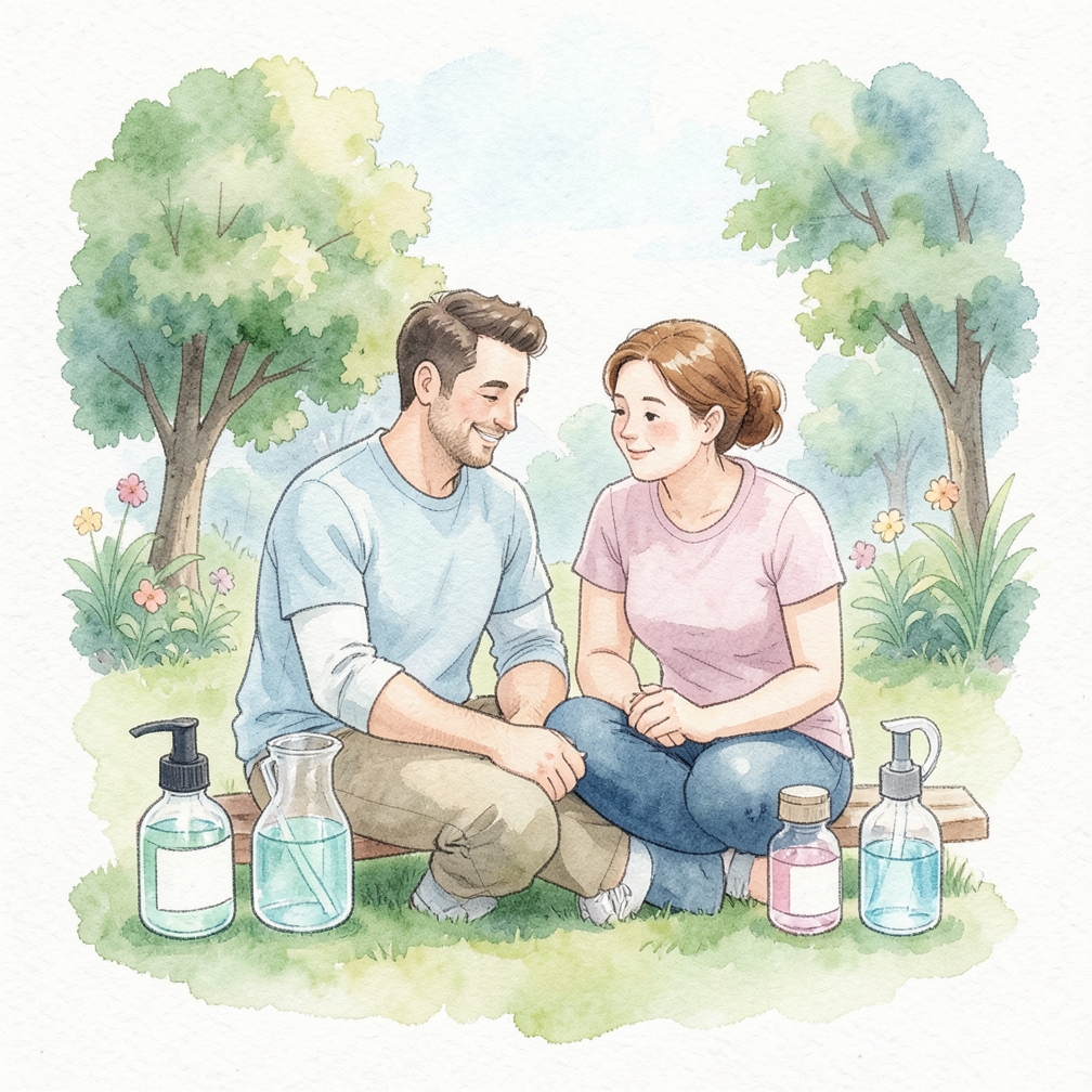 Smooth your skin with alpha hydroxy acids.