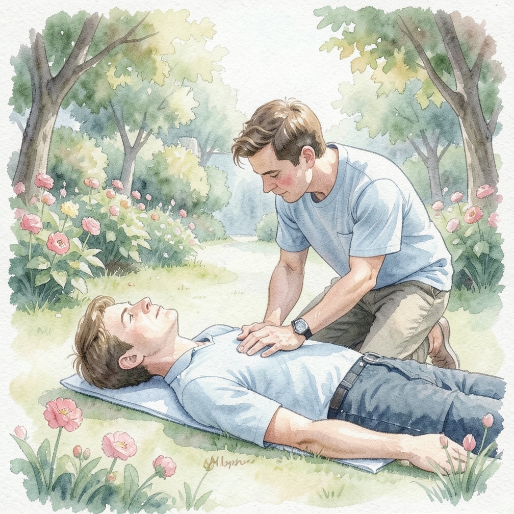 Check the person’s airway.