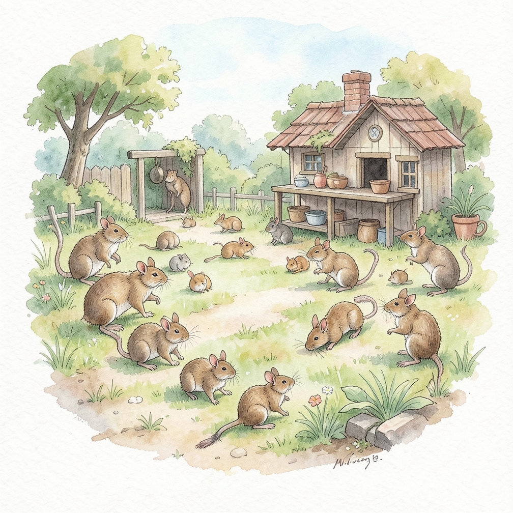 Plant mint to keep rodents out of your garden and away from plants.