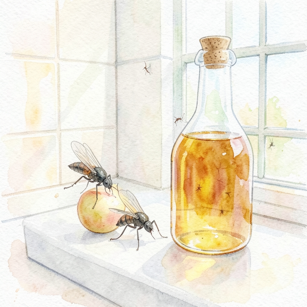 Make a vinegar trap.