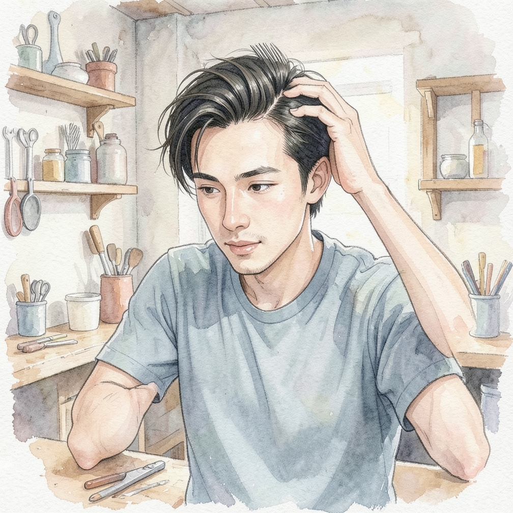 Comb and part your hair