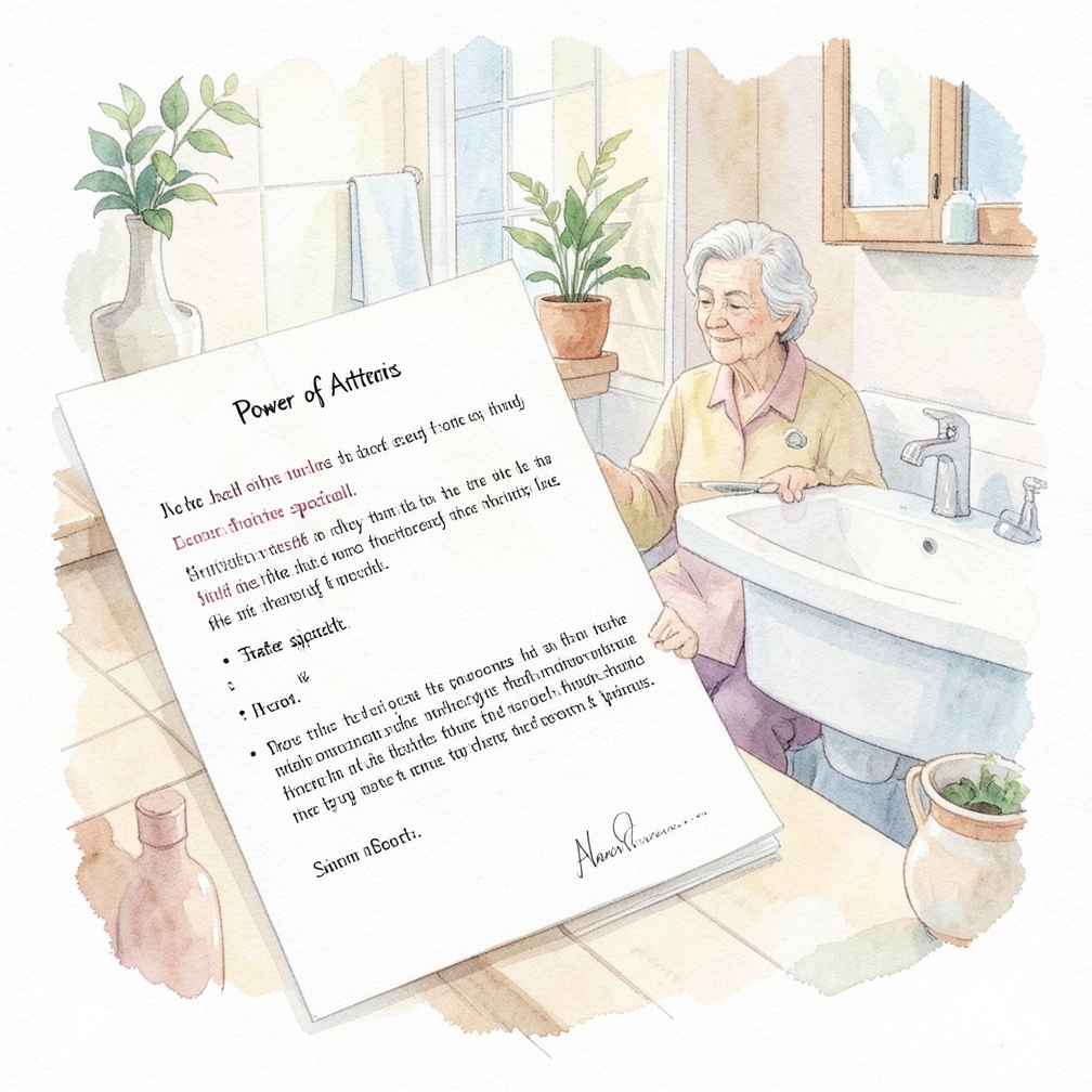 Locate the appropriate power of attorney form.