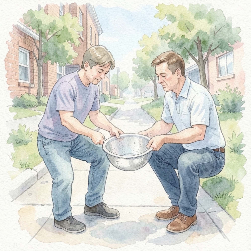 Remove the pot from the heat and strain the liquid through a colander.
