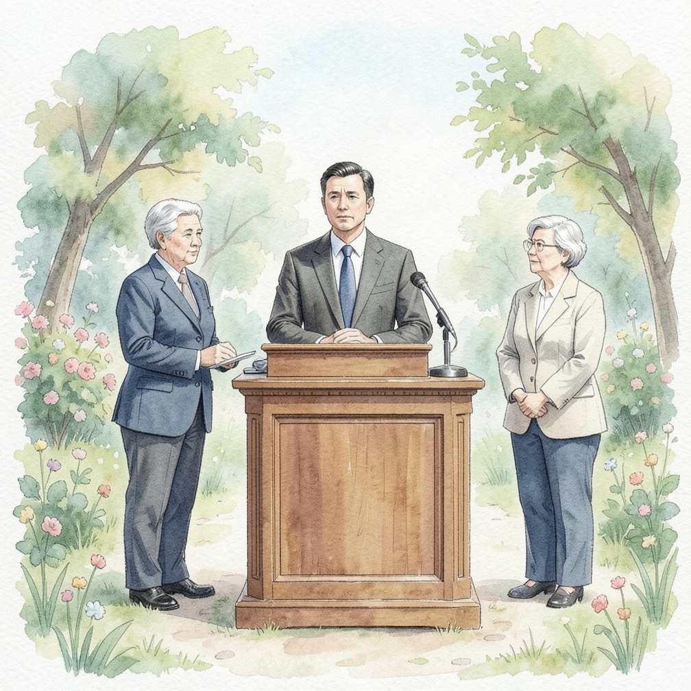 Identify yourself to the court when your case is ready to be heard.