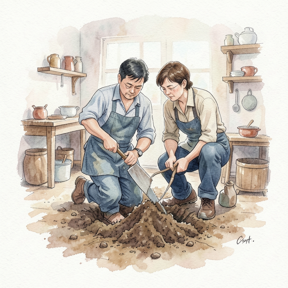Work organic compost into your freshly-turned soil.