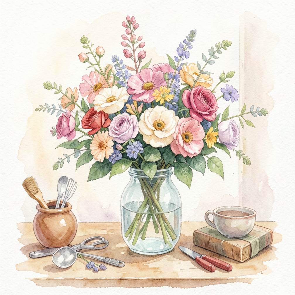 How to Handle Make a Bouquet Step by Step