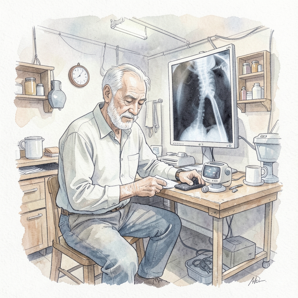 Visit a doctor to get an imaging test.