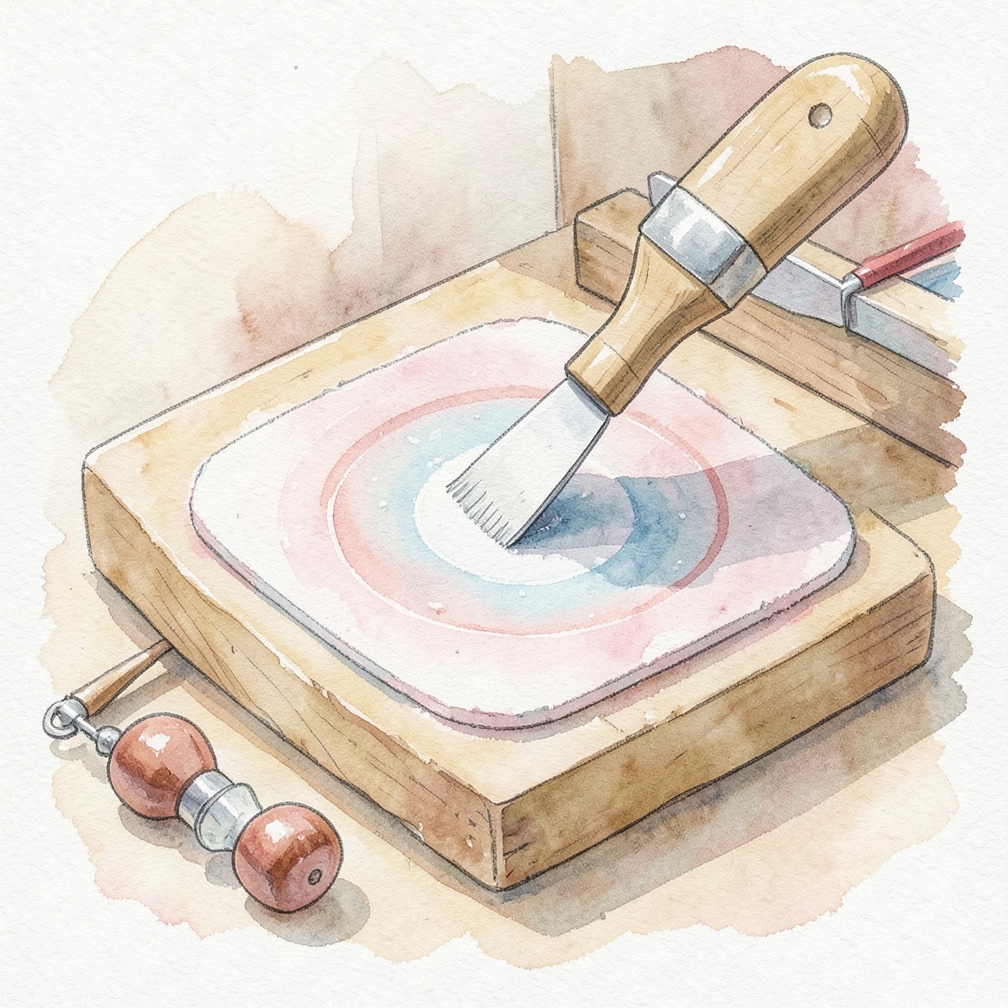Scrub the damaged area with 1000 grit sandpaper.