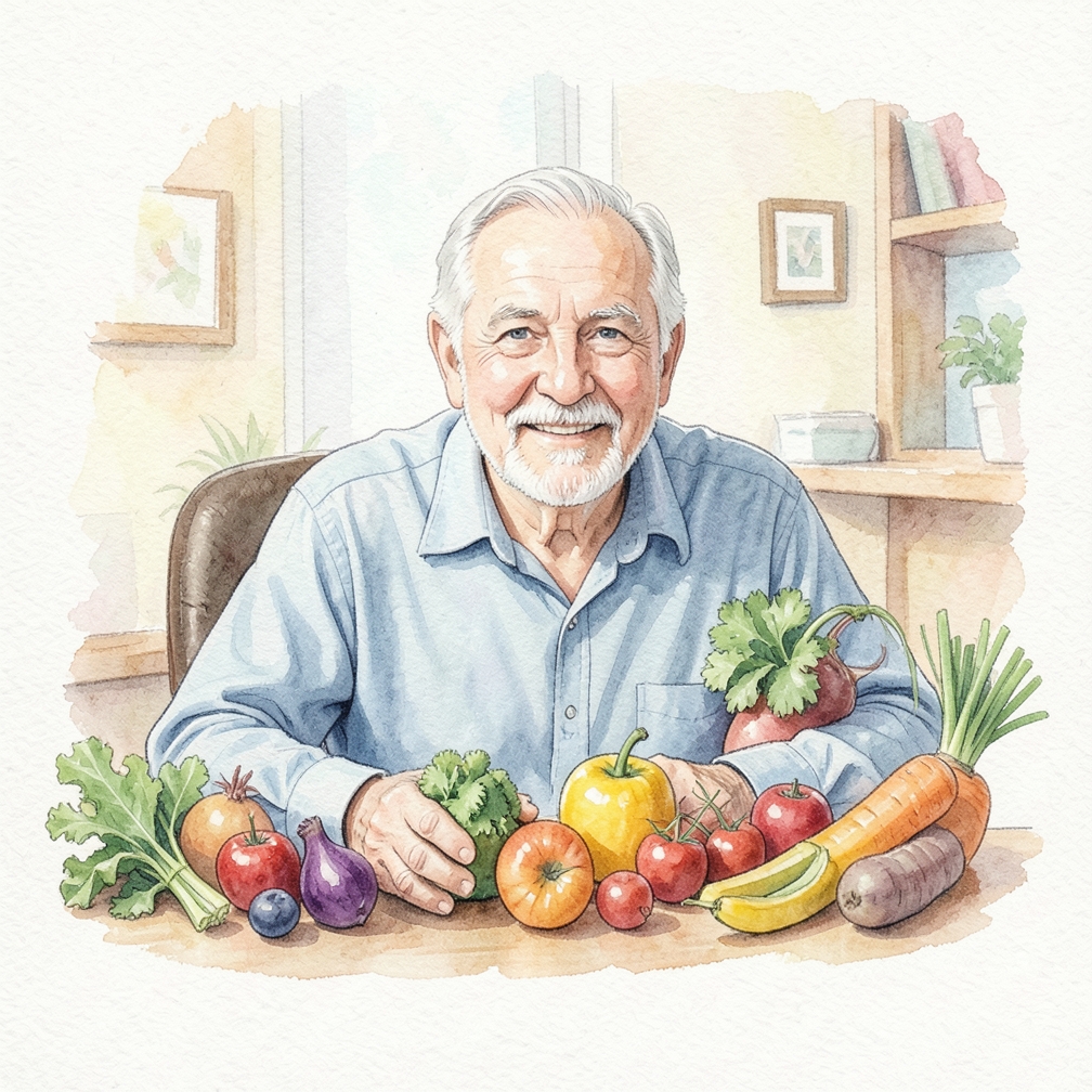 Eat 2 to 3 servings of fruits and vegetables at every meal.