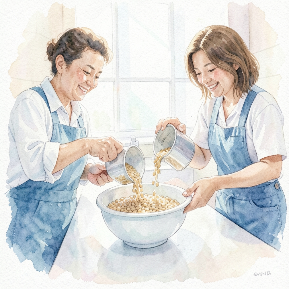 Rinse the beans.