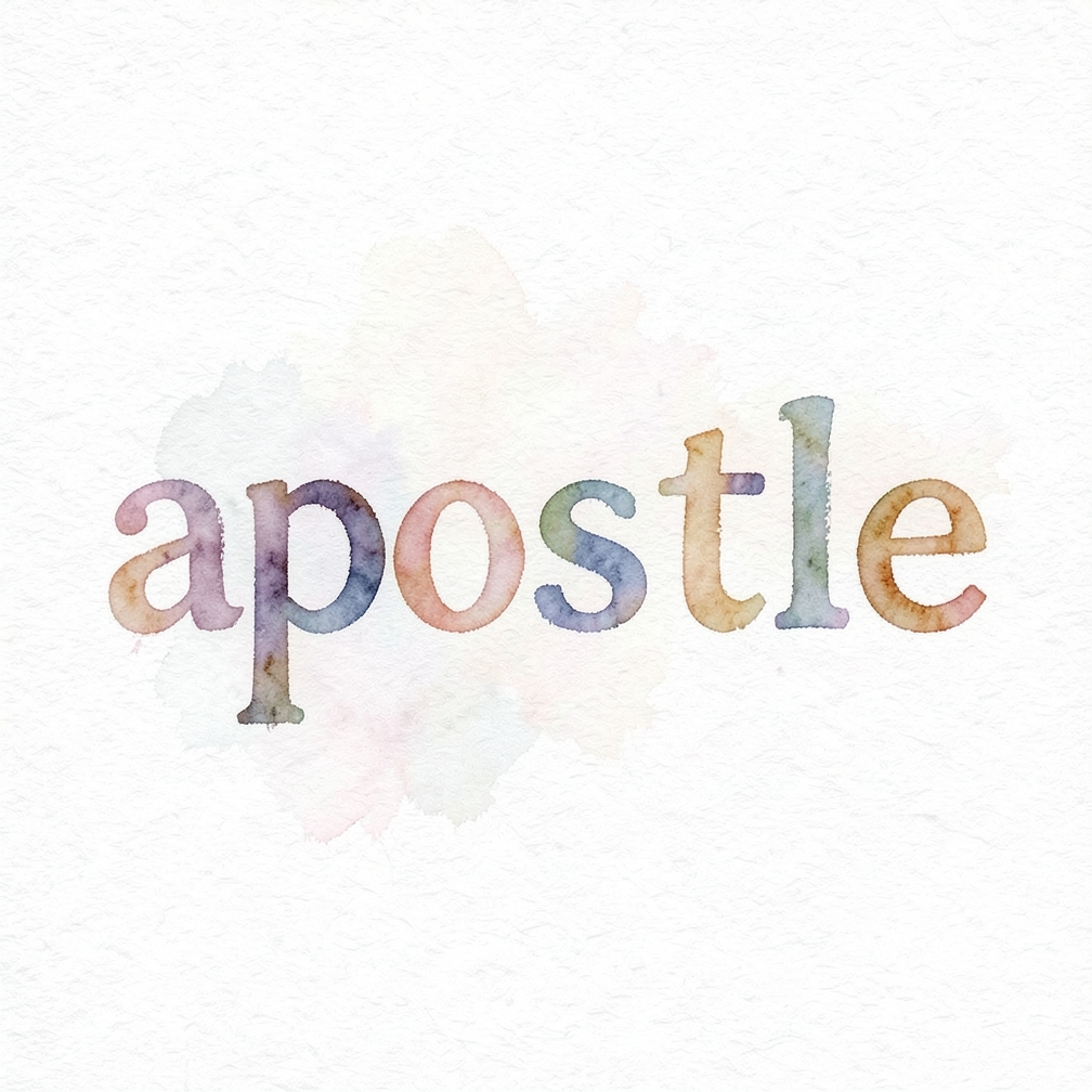 In the Bible, an apostle is someone Jesus chose to spread his teachings.