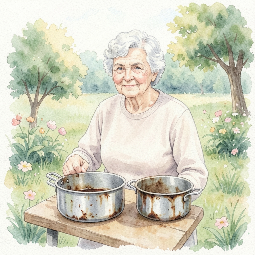 Aluminum cookware may tarnish or cause acidic foods to taste metallic.