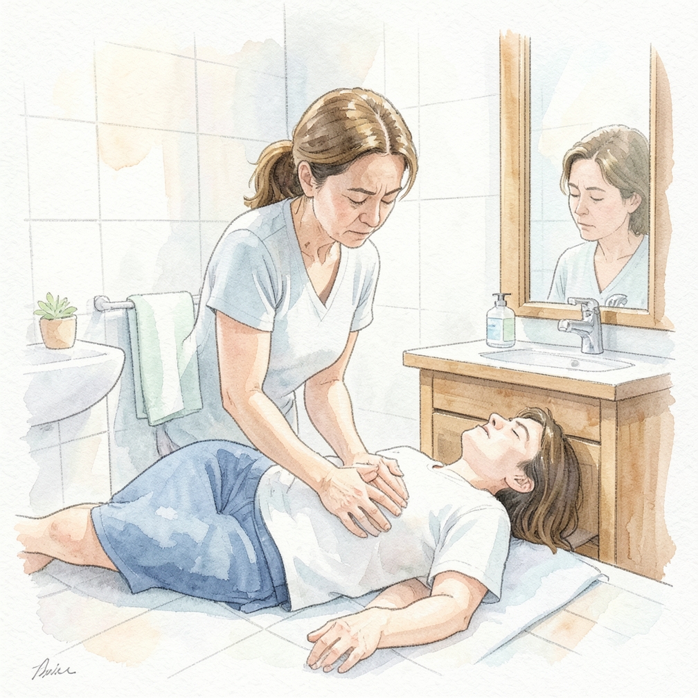 Check the Victim's Airway and Breathing