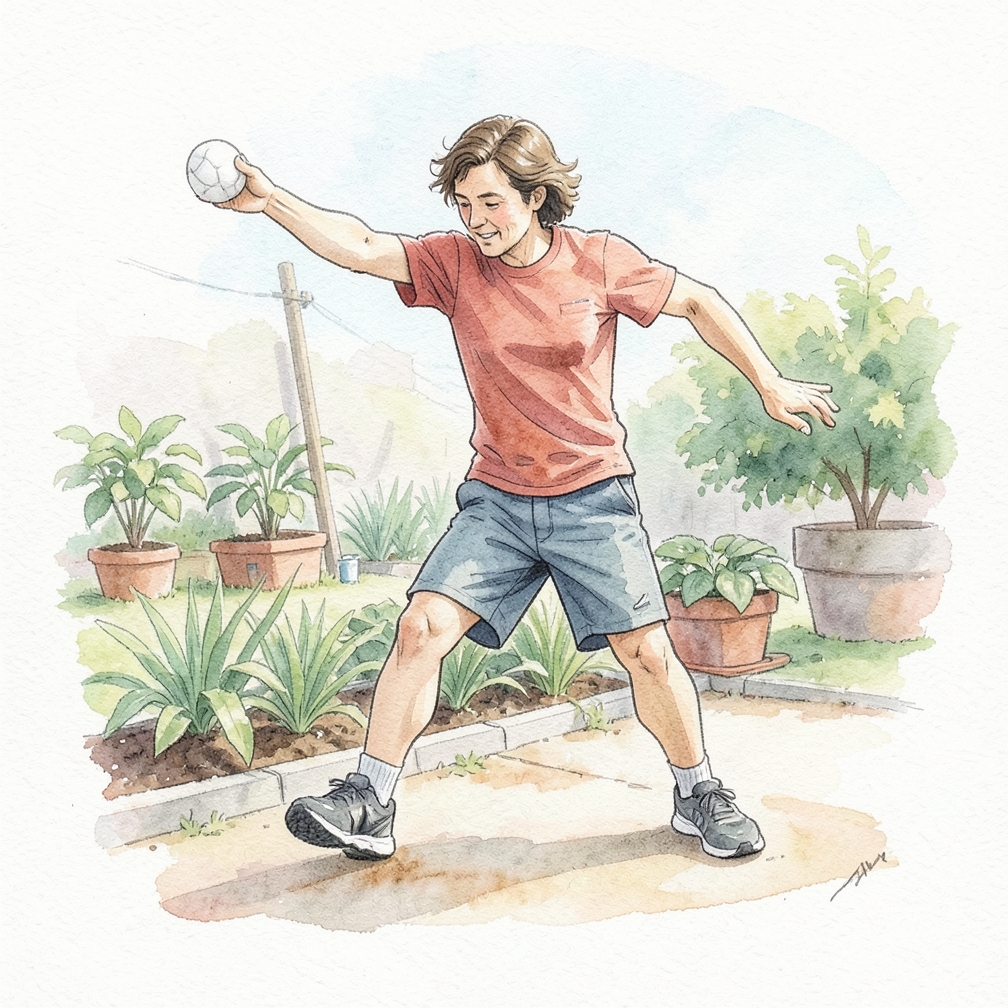 Place the ball in front of the inside of your front foot