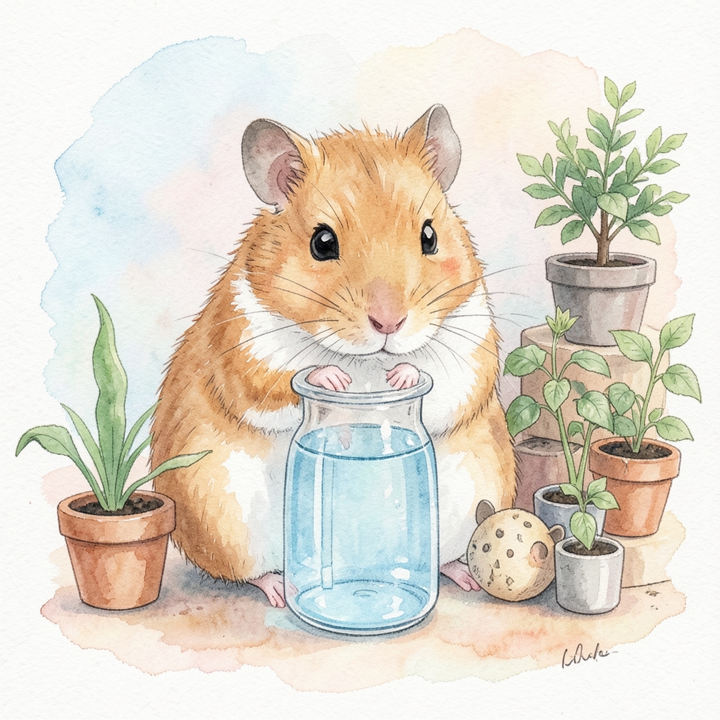 Check Your Hamster's Water Bottle
