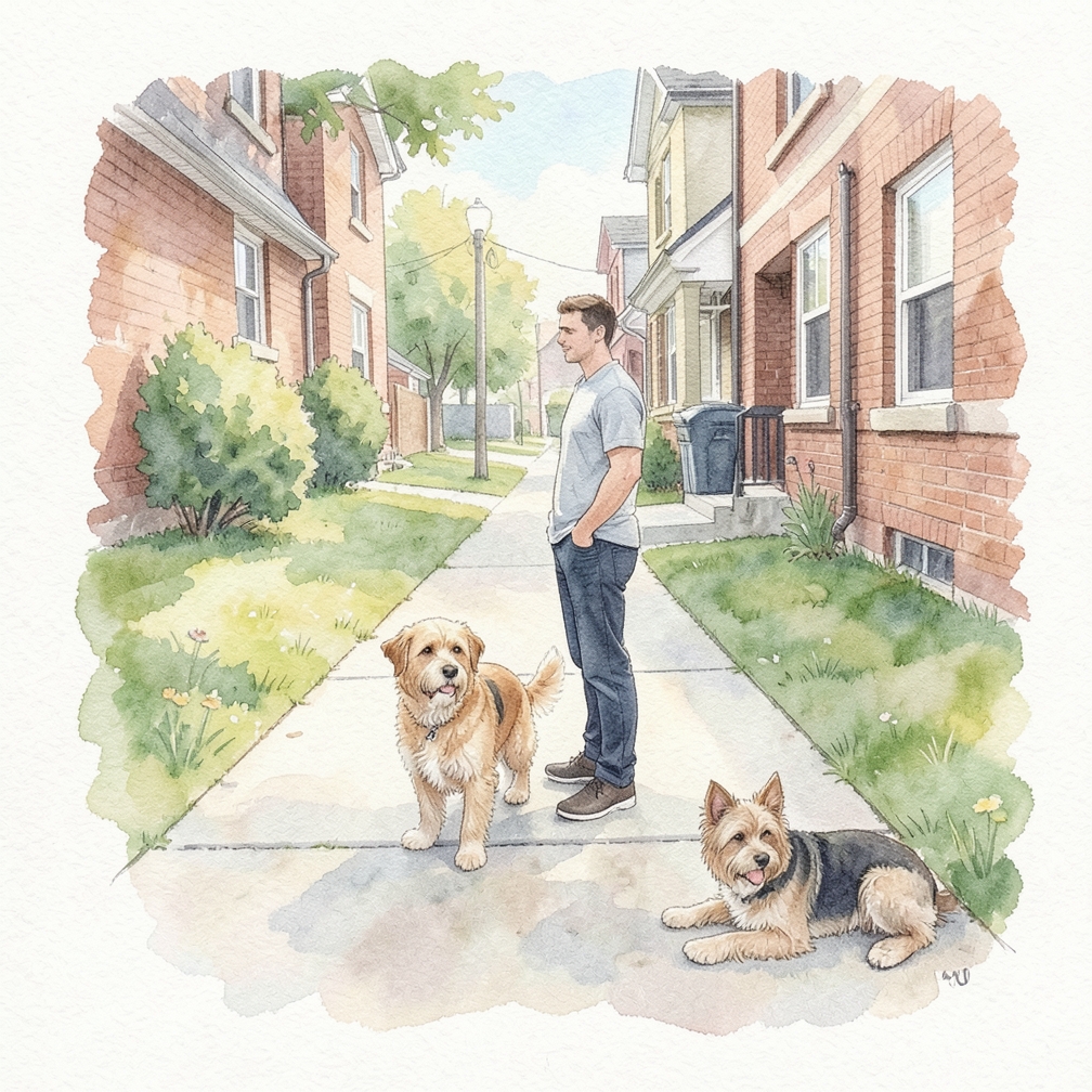 Determine where you’ll build your pup’s potty area.