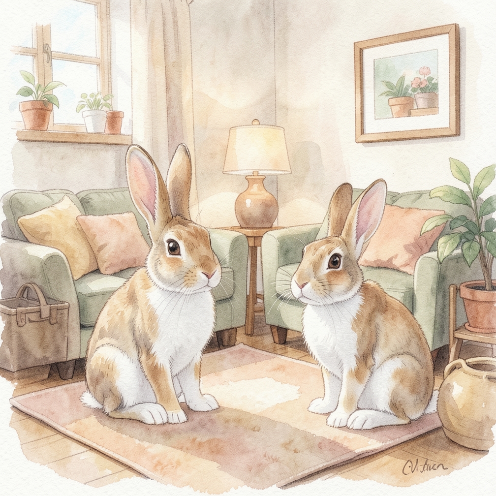 Decide if you want your rabbit cage indoors or outdoors.