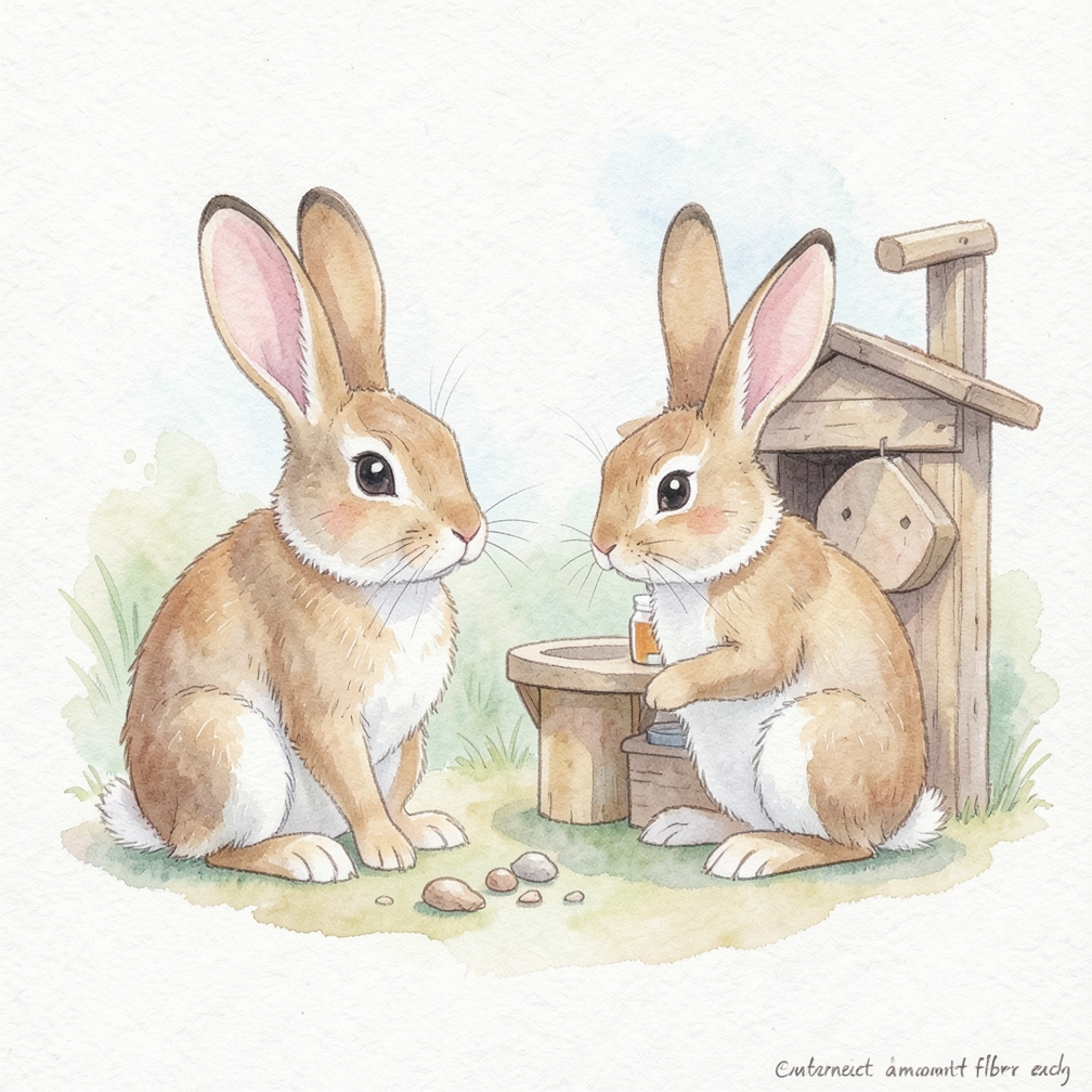 Give your rabbit hay.