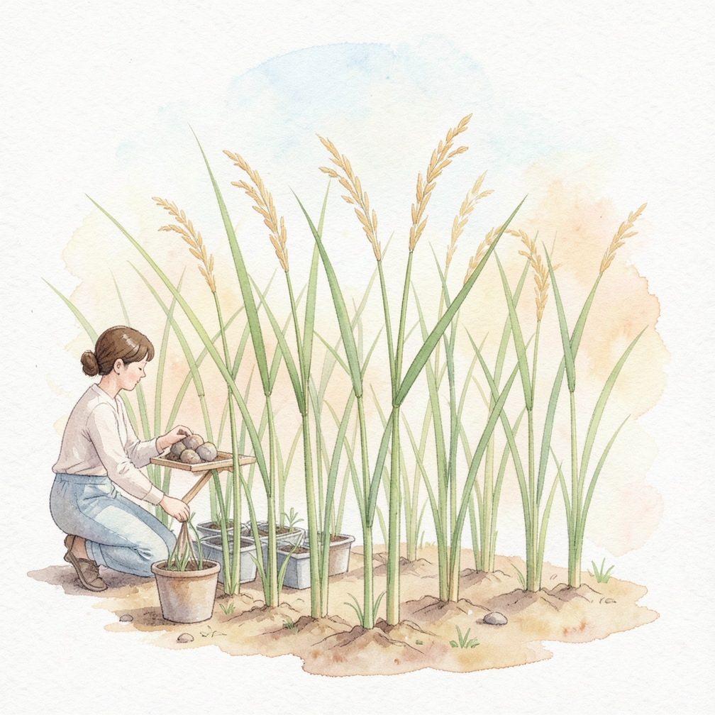 Planting and Growing the Rice
