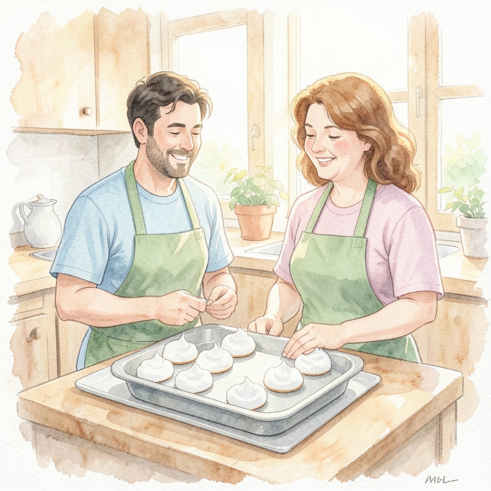 Cool your meringues before storing them.