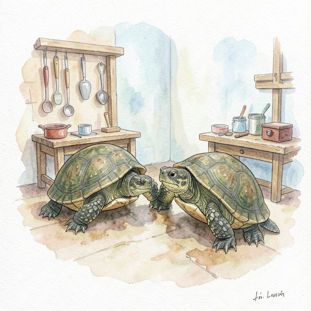 Identify mud turtles by the 11 shell plates they have.