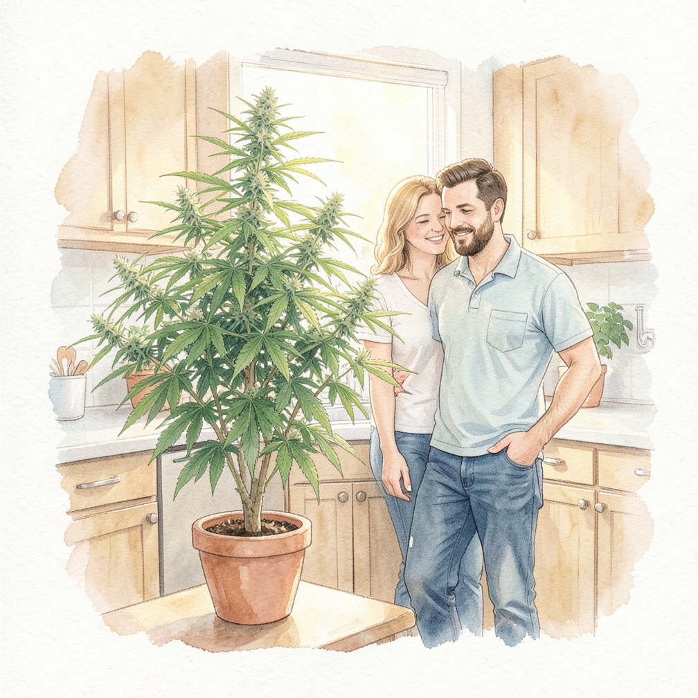 Assume that the plant is hemp if it’s around 20 feet (6.1 m) tall.
