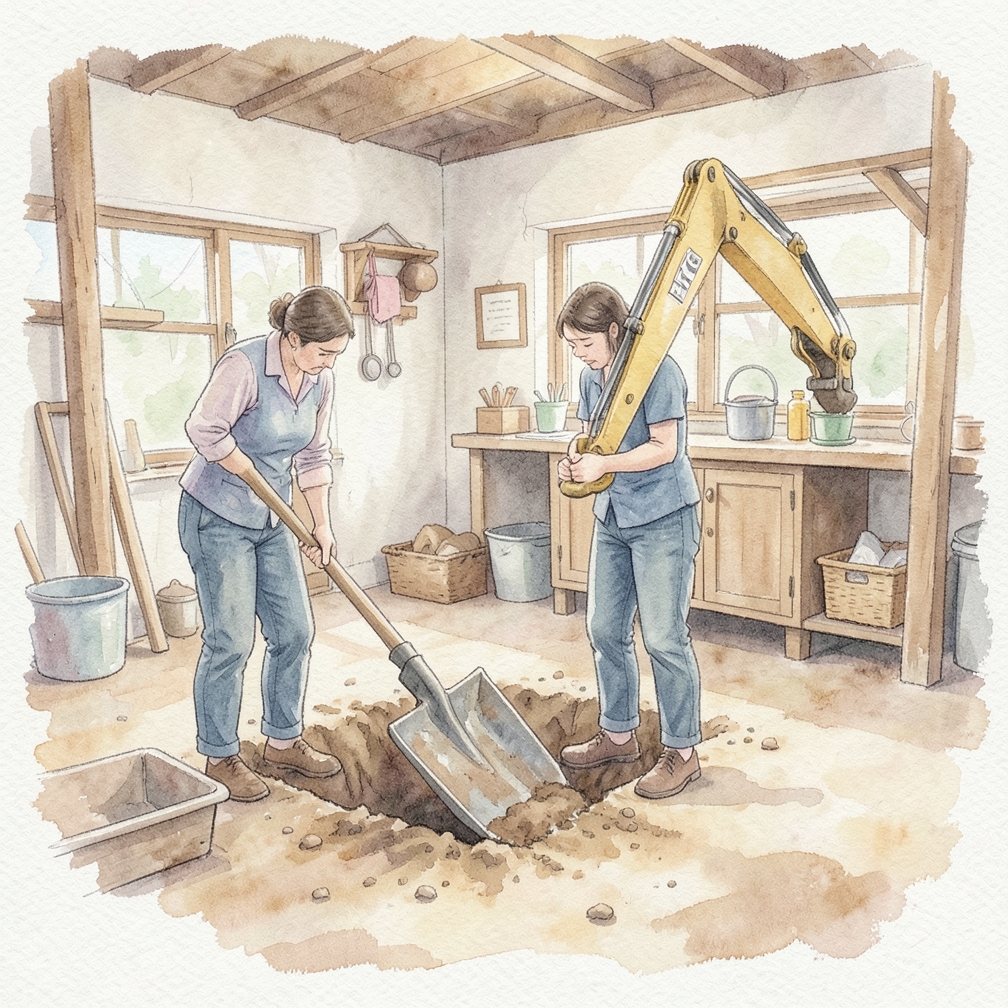Dig the gravesite to the required depth