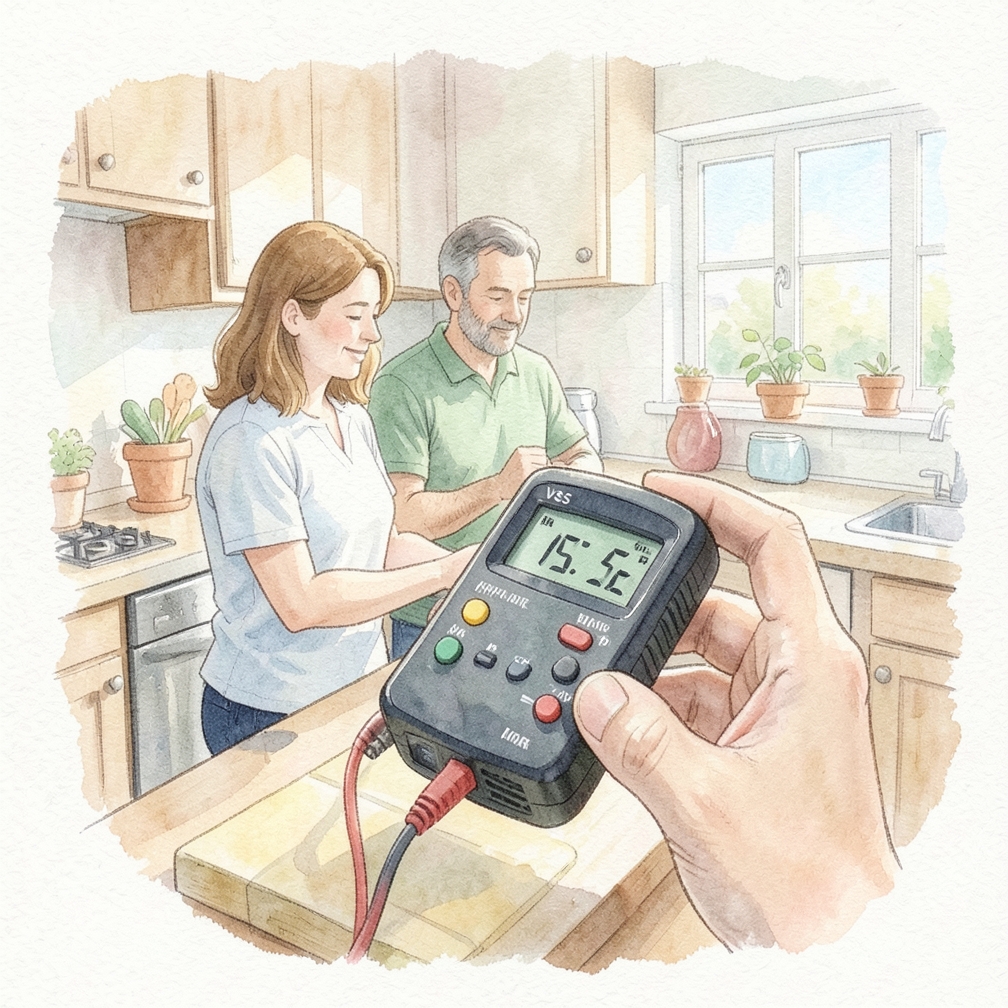 Read the voltage on the multimeter to see if it increases with speed.