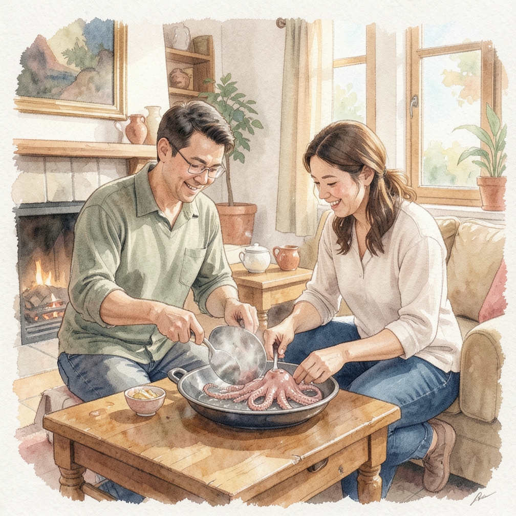 How to Handle Cook Octopus Step by Step