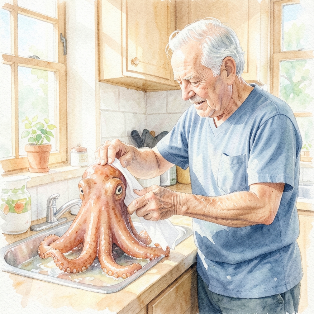 Thaw the octopus.