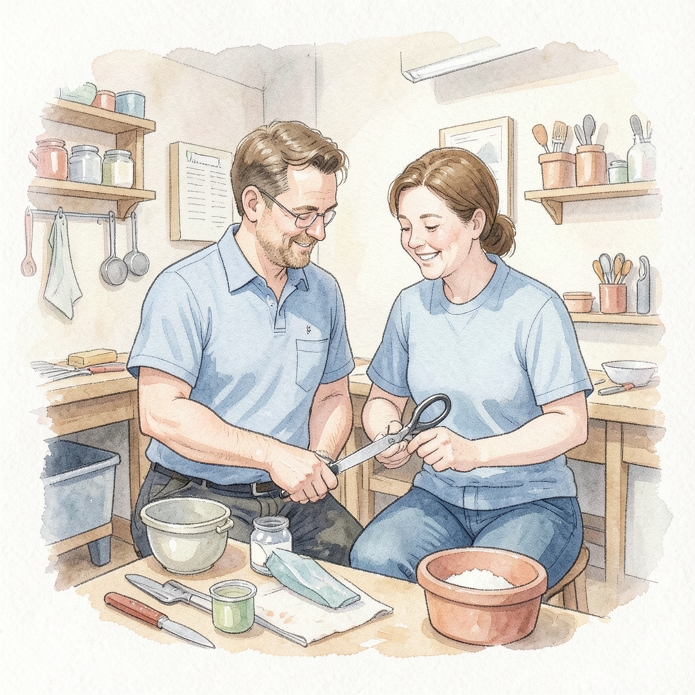 Trim the roots of each new section so they're about 3 inches (7.6 cm) long.