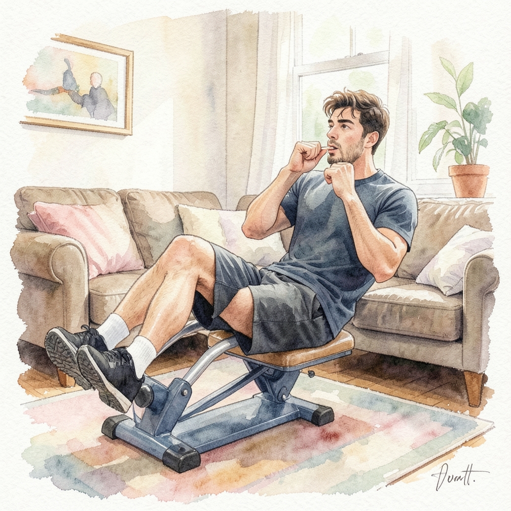 Inhale and return to your starting position.