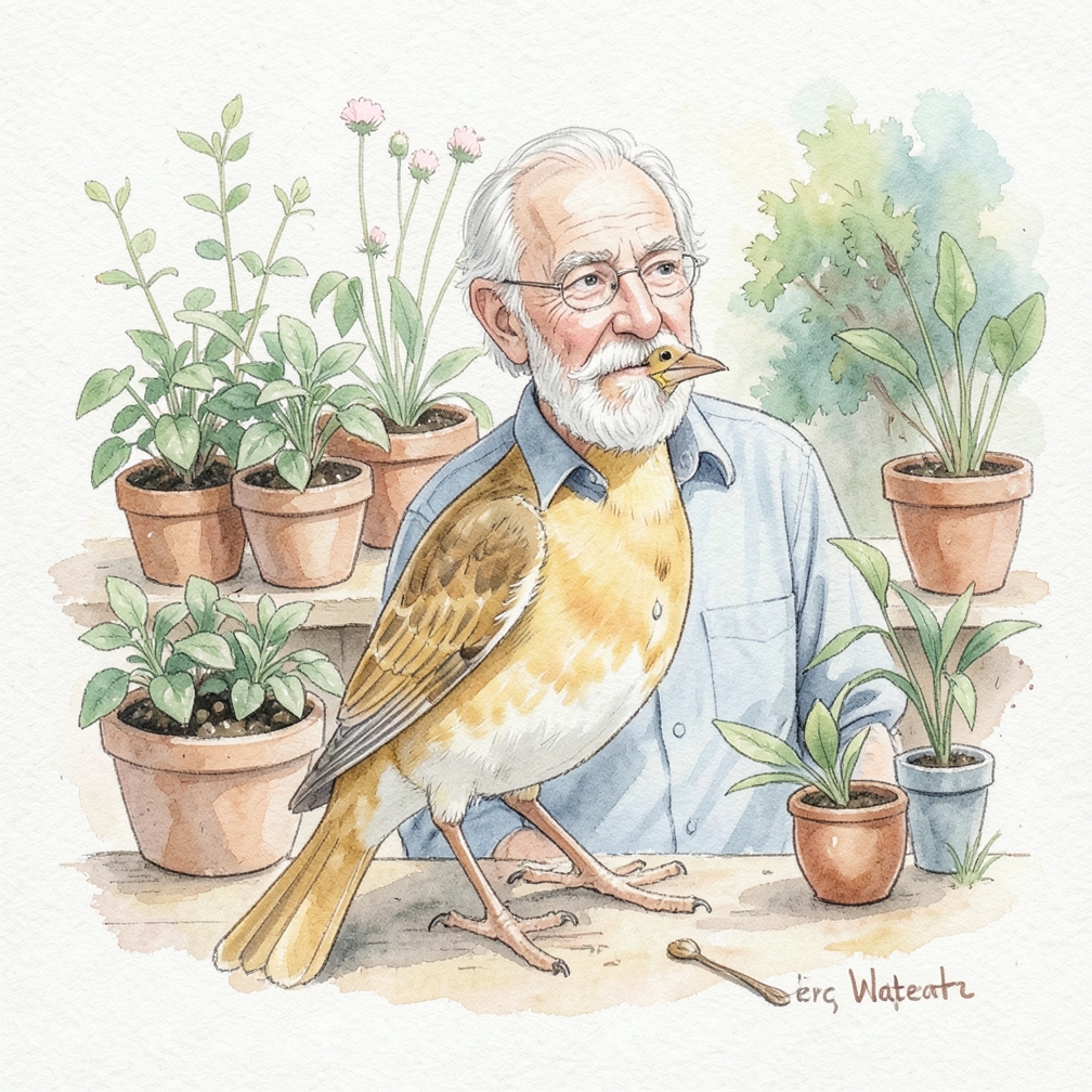 Feed your canary fruits and vegetables.