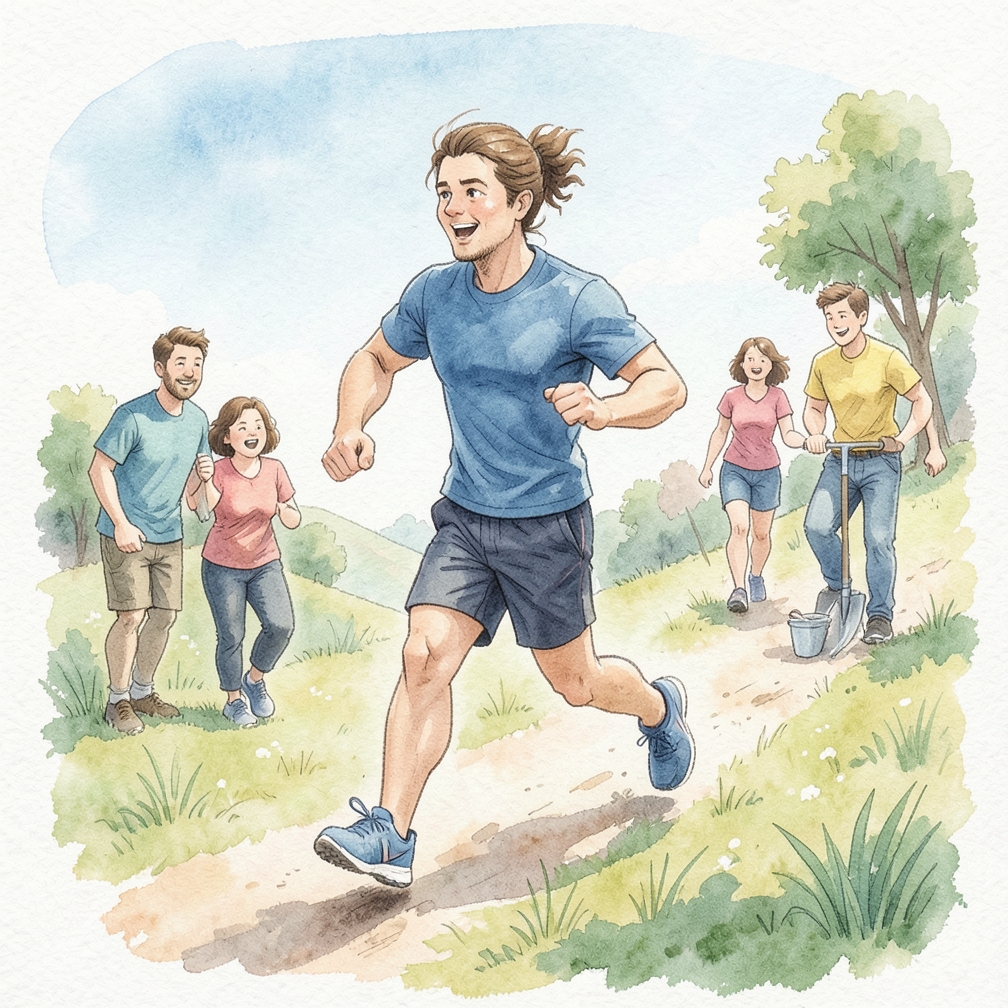 Hit the hills.