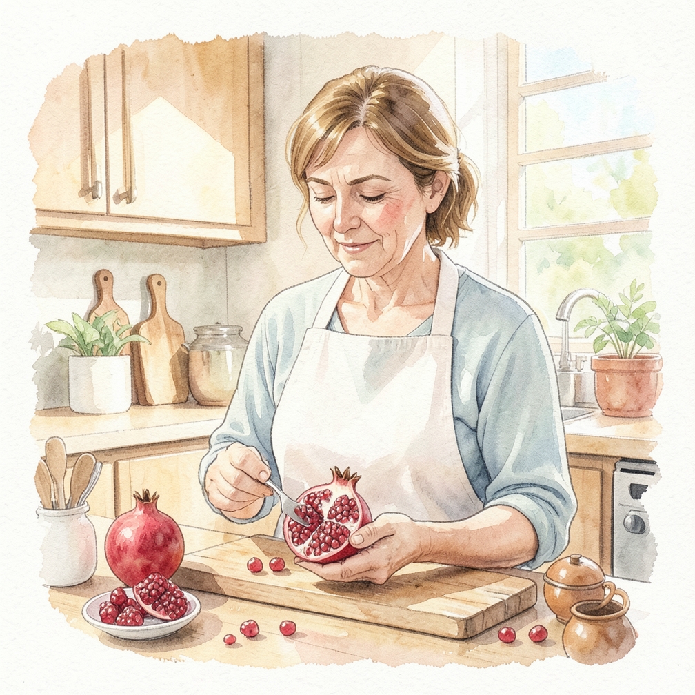 How to Handle Select and Store Pomegranates Step by Step