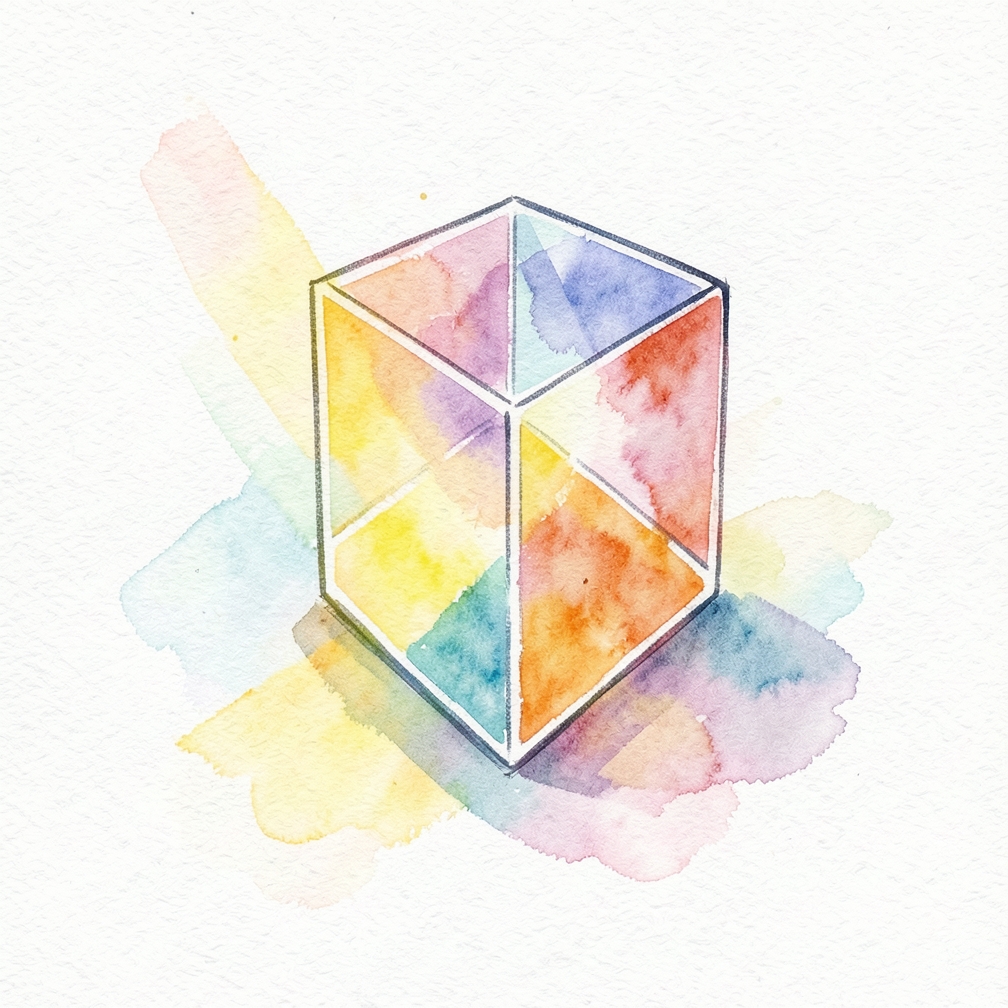 Look at a prism.