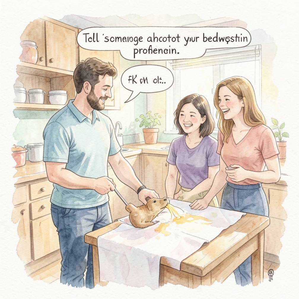 Talk to your roommate.