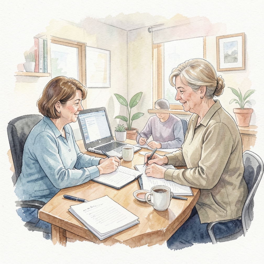 Start or join a study group to learn from each other.